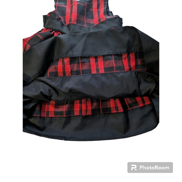 Girls Plaid Dress. Red and Black. 2T. Marmellata - Picture 9 of 9